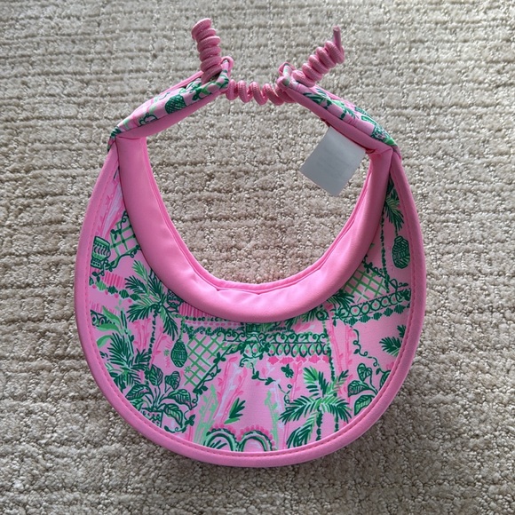 NWOT Lily Pulitzer GWP Visor Mandevilla Baby Always Worth It - Picture 2 of 4